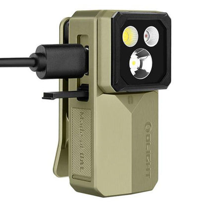 OLIGHT Oclip 2 ウルトラクリップ式懐中電灯 - オリーブグリーン