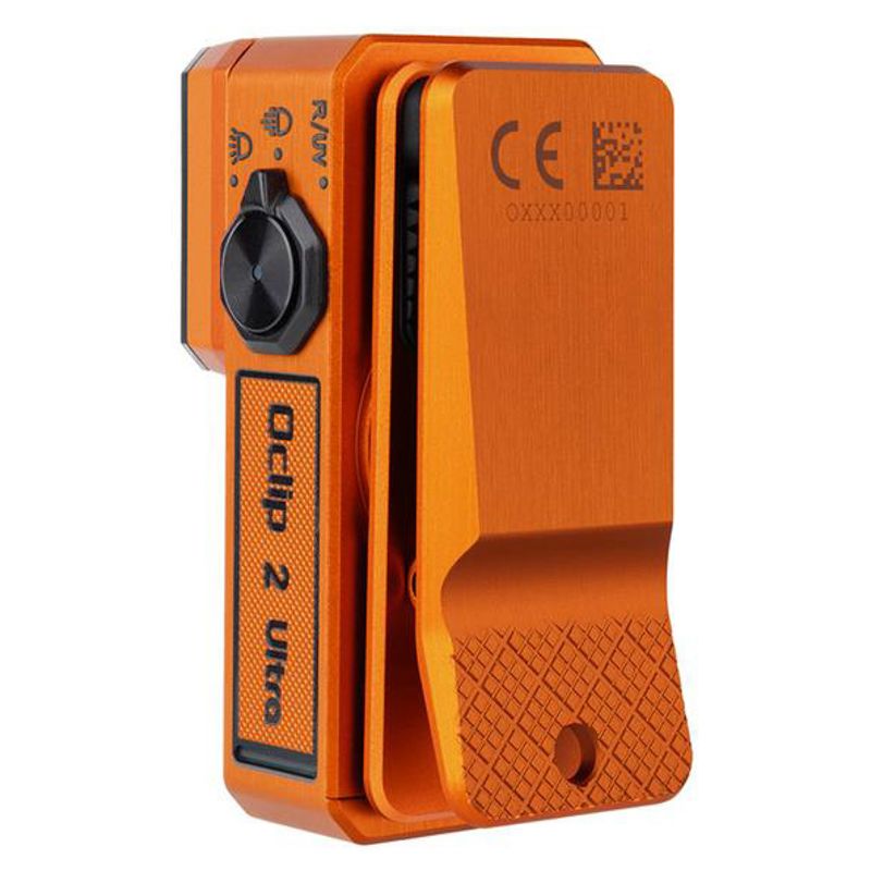 OLIGHT Oclip 2 ウルトラクリップ式懐中電灯 - オレンジ