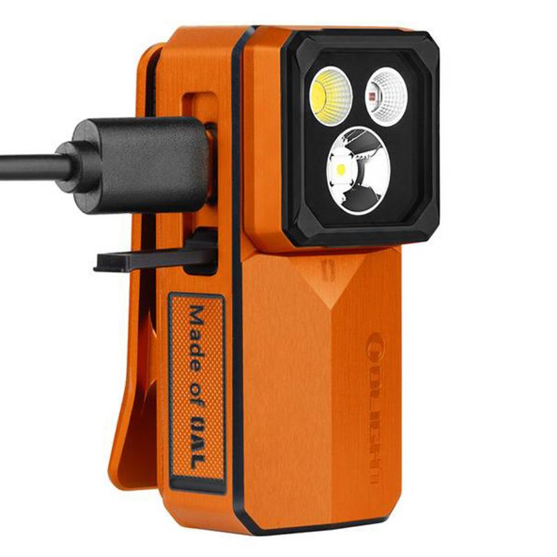 OLIGHT Oclip 2 ウルトラクリップ式懐中電灯 - オレンジ