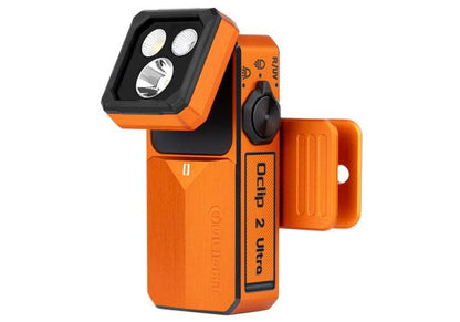 OLIGHT Oclip 2 ウルトラクリップ式懐中電灯 - オレンジ