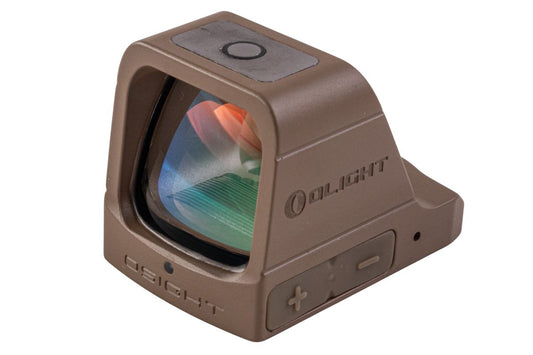 OLIGHT Osight 充電式リフレックスグリーンドットサイト（3MOA、マグネット式充電カバー付き） - FDE