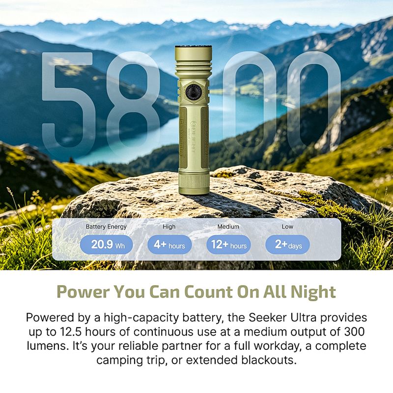 OLIGHT Seeker Ultra - オリーブグリーン