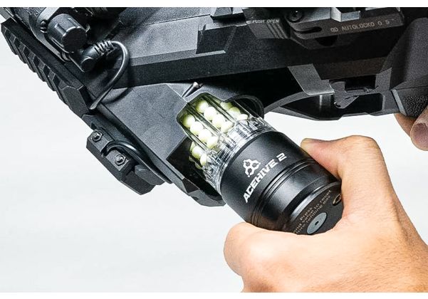 ACETECH ACEHIVE 2 40mm ガスグレネードカートリッジ (BB弾80発入り) - ブラック
