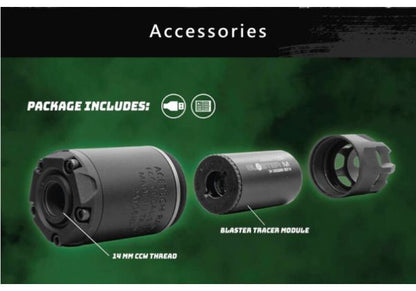 ACETECH レイダートレーサーユニット (M14CCW) ブラスターM内蔵 (炎エフェクト) - BK