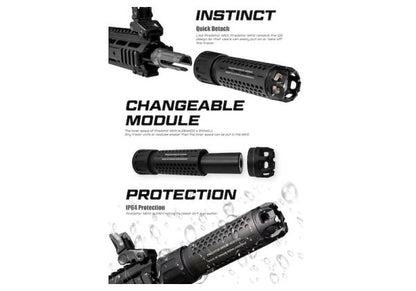 ACETECH プレデターMKIII トレーサーサプレッサーユニット (M14CCW) ブラスターMS内蔵 (フレイムエフェクト) - タン