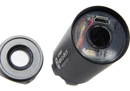 ACETECH ブライトナー CS トレーサーユニット - ブラック/グレー (M14CCW)、M11 CW アダプターー付き