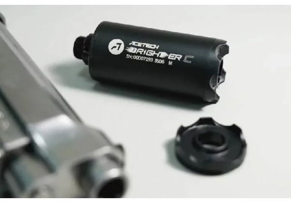 ACETECH ブライトナーC トレーサーユニット (M14CCW) M11 CW アダプターー付き - 赤