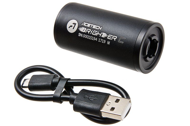 ACETECH プレデターMKIIトレーサーサプレッサーユニット（M14CCW）内蔵ブライトナーC搭載 - タン