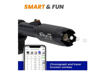 ACETECH Bifrost BTトレーサーユニット - ブラック (M14CCW) (グリーン&赤BB弾対応、Bluetooth機能)