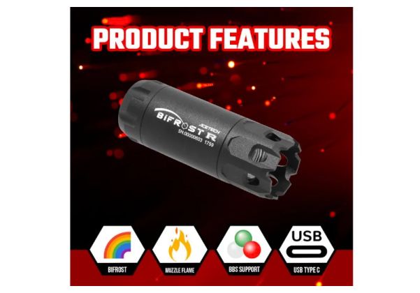 ACETECH Bifrost R トレーサーユニット - 赤 (M14CCW) (グリーン & 赤 BBS と互換性あり)