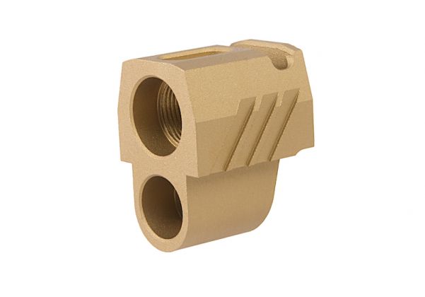 PRO ARMS SIG SAUER M17 / M18 / XCARRY PMM コンペンセイター (14MM CCW、CNC アルミニウム) - FDE