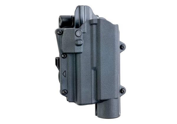 Alien Gear ラピッドフォース レベル2 グロック用Holsters（左利き用、大型ライト） - マットブラック