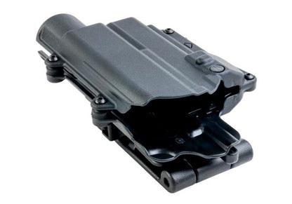 Alien Gear ラピッドフォース レベル2 グロック用Holsters（左利き用、大型ライト） - マットブラック
