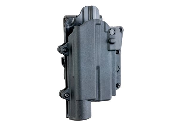 Alien Gear ラピッドフォース レベル2 グロック用Holsters（右手用、大型ライト） - マットブラック