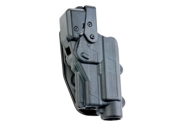 Alien Gear Rapid Force レベル3 デューティーHolsters（グロック用、左利き用、大型ライト） - マットブラック
