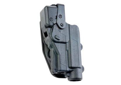 Alien Gear Rapid Force レベル3 デューティーHolsters（グロック用、左利き用、大型ライト） - マットブラック