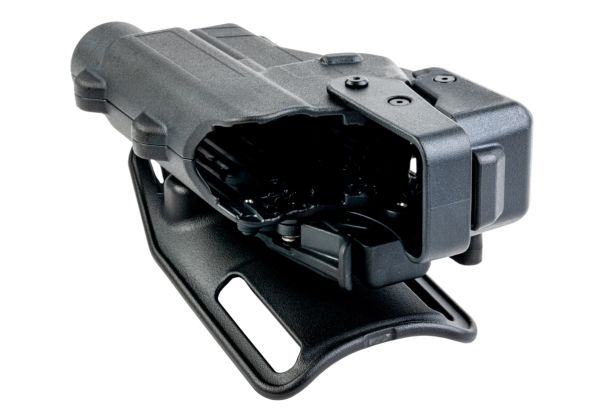 Alien Gear Rapid Force レベル3 デューティーHolsters（グロック用、左利き用、大型ライト） - マットブラック