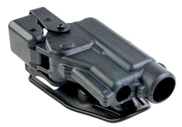 Alien Gear Rapid Force レベル3 デューティーHolsters（グロック用、左利き用、大型ライト） - マットブラック