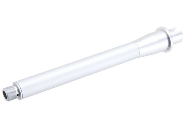 Revanchist Airsoft Tokyo Marui MWS アウターバレルセット (8.5インチ、アルミ、マット銀(ぎん))