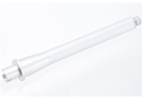 Revanchist Airsoft Tokyo Marui MWS アウターバレルセット (8.5インチ、アルミ、マット銀(ぎん))