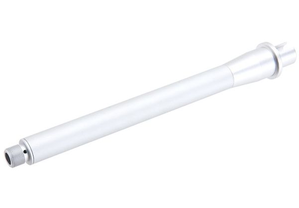 Revanchist Airsoft Tokyo Marui MWS アウターバレルセット (9.5インチ、アルミ、マット銀(ぎん))