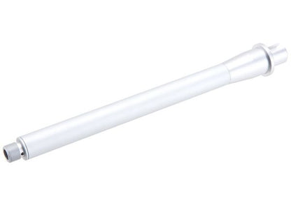 Revanchist Airsoft Tokyo Marui MWS アウターバレルセット (10.3インチ、アルミ、マット銀(ぎん))