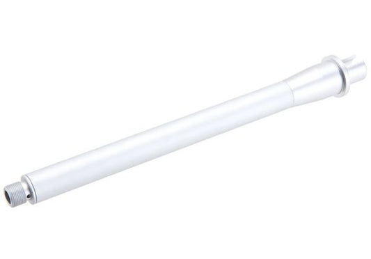 Revanchist Airsoft Tokyo Marui MWS アウターバレルセット (10.3インチ、アルミ、マット銀(ぎん))