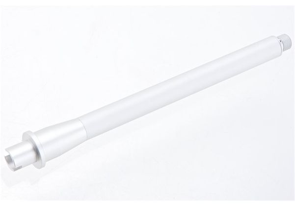 Revanchist Airsoft Tokyo Marui MWS アウターバレルセット (10.5インチ、アルミ、マット銀(ぎん))