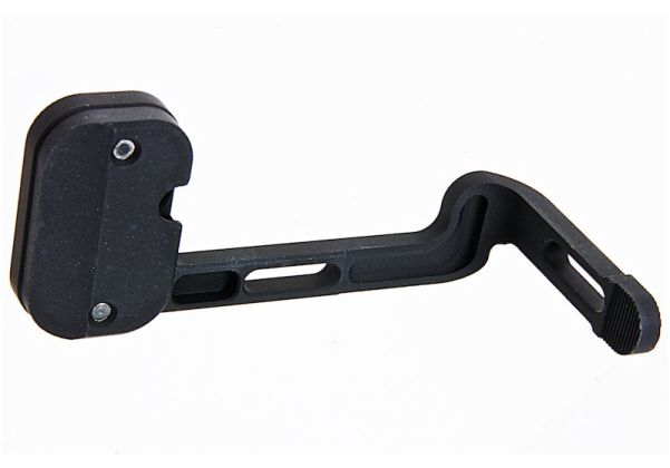 Revanchist Airsoft Tokyo Marui MWS GBB PMスタイル エクステンデッドボルトキャッチリリースセット - BK