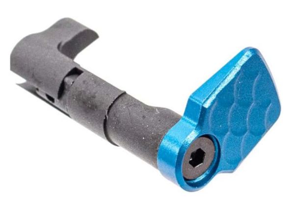 Revanchist Airsoft ハイキャパ マグリリースセット (タイプA、アルミニウム / アルミ、ブルー)
