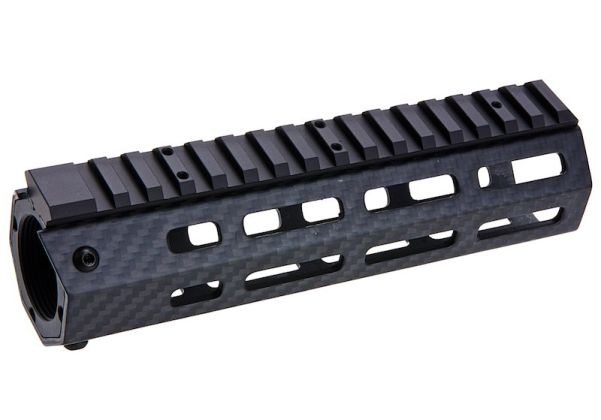 Revanchist Airsoft Tokyo Marui M4 MWS 軽量カーボンファイバーハンドガード (長さ: 7インチ)