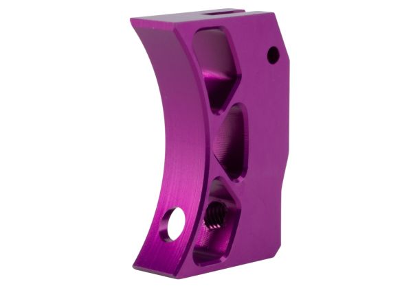 Revanchist Airsoft Hi Capa GBB カーブトリガー (タイプE、アルミニウム / アルミ、紫)