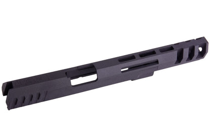 Revanchist Airsoft Hi Capa GBB 3Dプリント 7インチ オープンGBBスライドキット「Don't Rush」 - ブラック