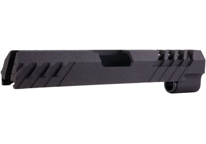 Revanchist Airsoft Hi Capa GBB 3Dプリント 7インチ オープンGBBスライドキット「Keep Pace」 - ブラック