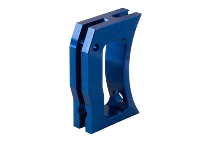 Revanchist Airsoft Tokyo Marui ハイキャパ GBB カーブトリガー (CNC アルミニウム / アルミ、タイプ F、ブルー