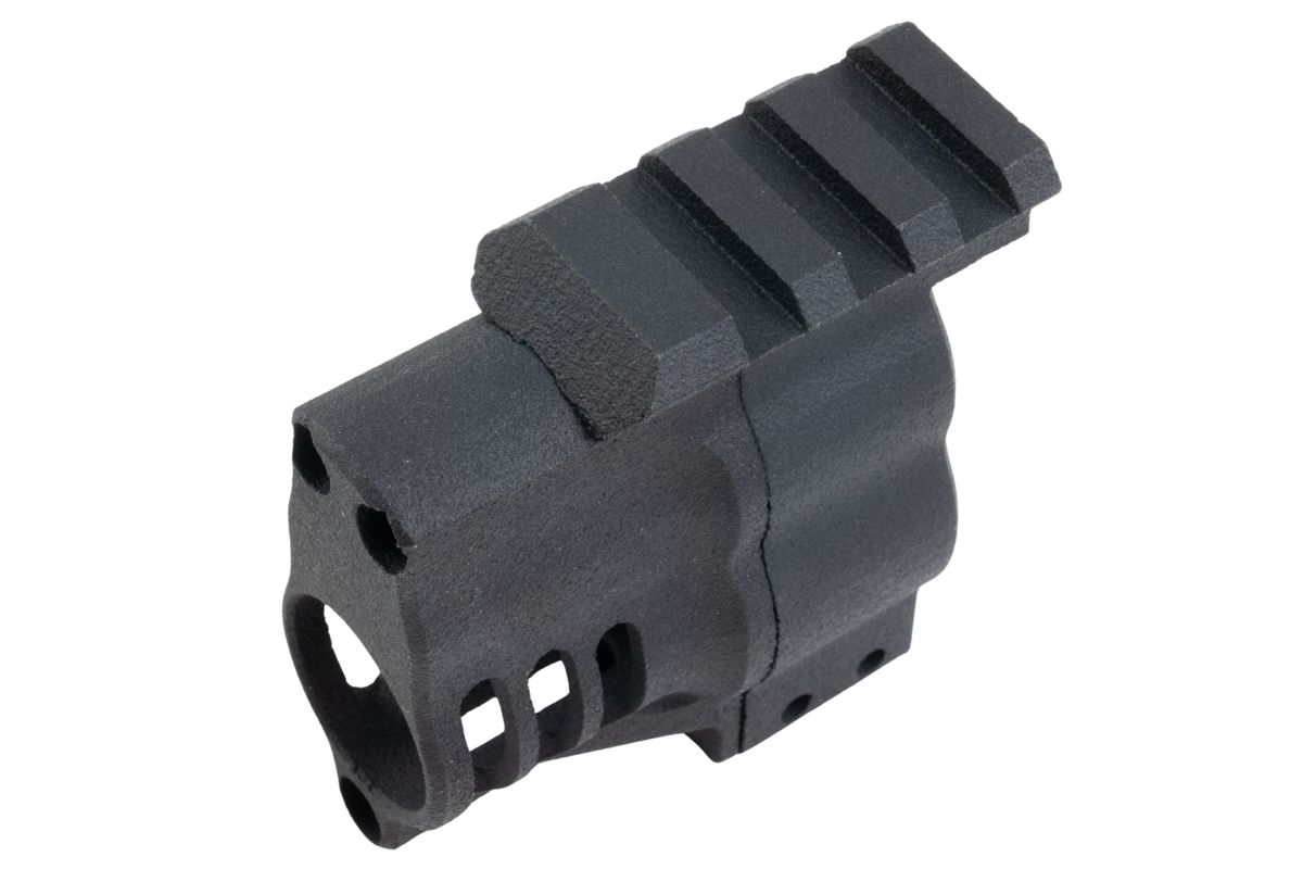 Revanchist Airsoft ARES S&W 686 2インチ リボルバー 3Dプリント RMR 光学マウント（コンペンセイターセット付き）- BK