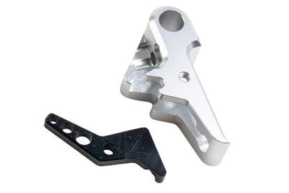 Revanchist Airsoft VFC Walther PDP フラットトリガーセット - 銀(ぎん)トリガー、ブラックセーフティ
