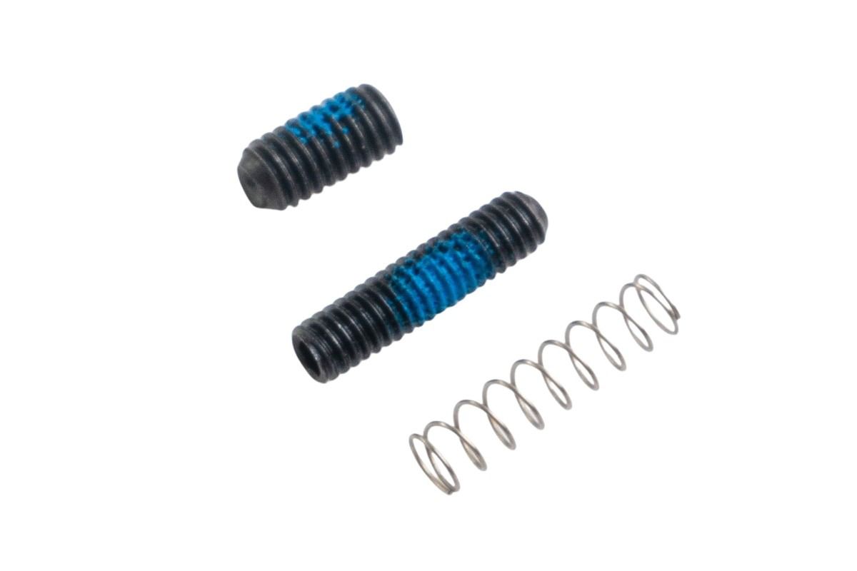 Revanchist Airsoft VFC Walther PDP フラットトリガーセット - 銀(ぎん)トリガー、ブラックセーフティ
