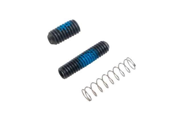 Revanchist Airsoft VFC Walther PDP フラットトリガーセット - 銀(ぎん)トリガー、ブルーセーフティ
