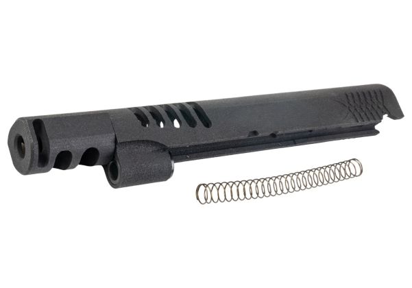 Revanchist Airsoft Tokyo Marui Hi Capa GBB 3Dプリント スチールマスター オープンGBBスライドキット - ブラック