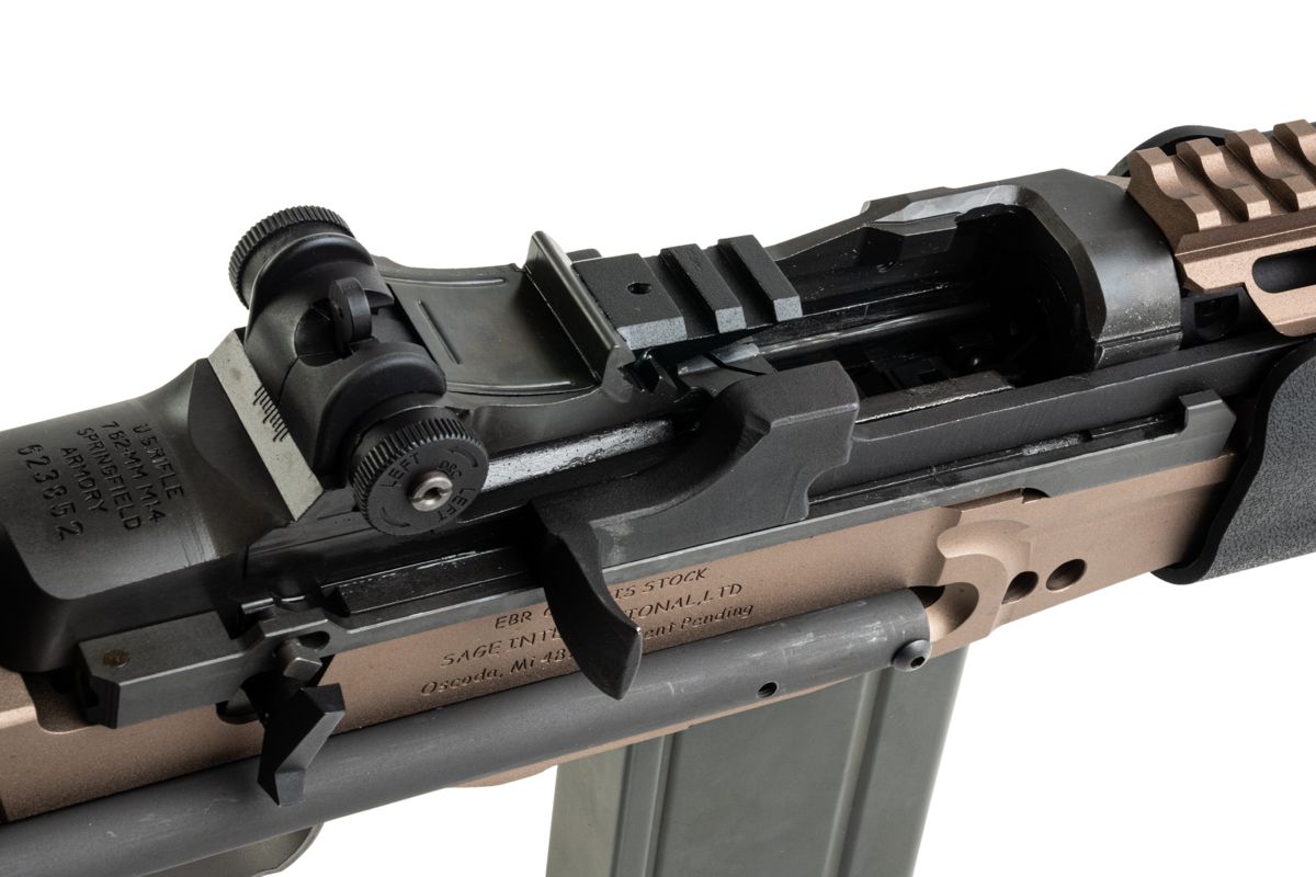RA-TECH カスタム WE M14 EBR MOD0 GBB LV3 GBB エアソフトライフル (チタンカラー) - ロング Ver.