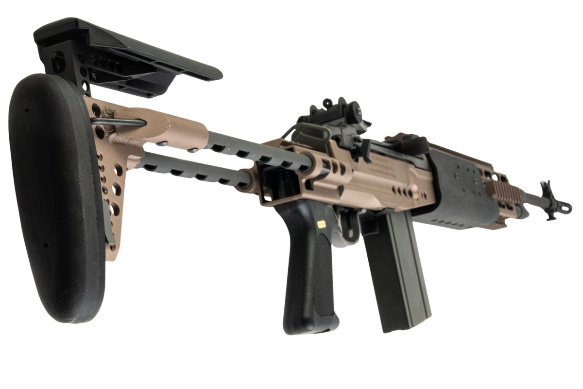 RA-TECH カスタム WE M14 EBR MOD0 GBB LV3 GBB エアソフトライフル (チタンカラー) - ロング Ver.