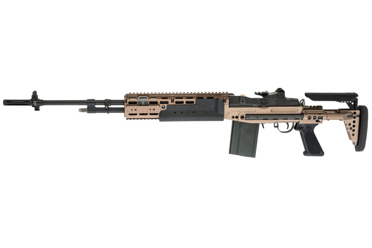 RA-TECH カスタム WE M14 EBR MOD0 GBB LV3 GBB エアソフトライフル (チタンカラー) - ロング Ver.