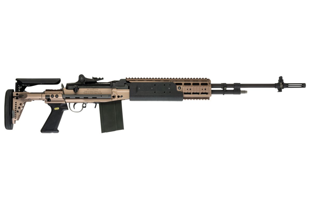 RA-TECH カスタム WE M14 EBR MOD0 GBB LV3 GBB エアソフトライフル (チタンカラー) - ロング Ver.
