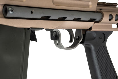 RA-TECH カスタム WE M14 EBR MOD0 GBB LV3 GBB エアソフトライフル (チタンカラー) - ロング Ver.
