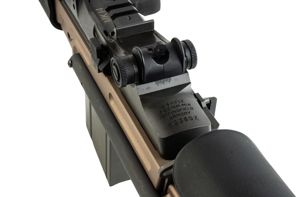 RA-TECH カスタム WE M14 EBR MOD0 GBB LV3 GBB エアソフトライフル (チタンカラー) - ロング Ver.
