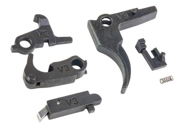 RA Tech WE SCAR H V3 GBB スチールトリガーアセンブリー - ブラック