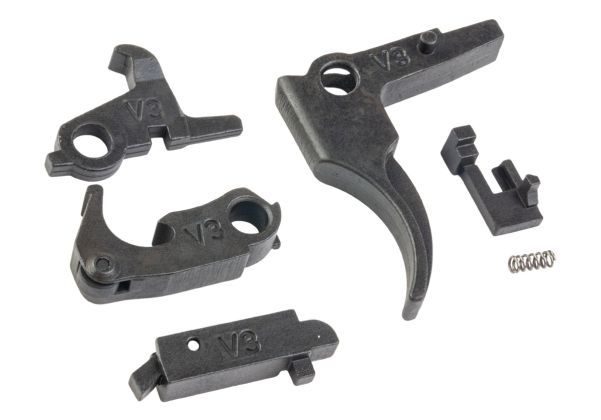 RA Tech WE SCAR L V3 GBB スチールトリガーアセンブリー - ブラック