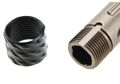 RGW SIG Sauer M18 GBB KI ス赤バレル - グレー (14mm CCW、アルミニウム / アルミ)