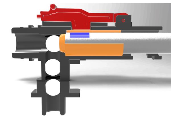 Airtech Studios アドバンスド R-ホップアーム（M4/M16 エアソフトガン用、Krytac ロータリーチャンバー）